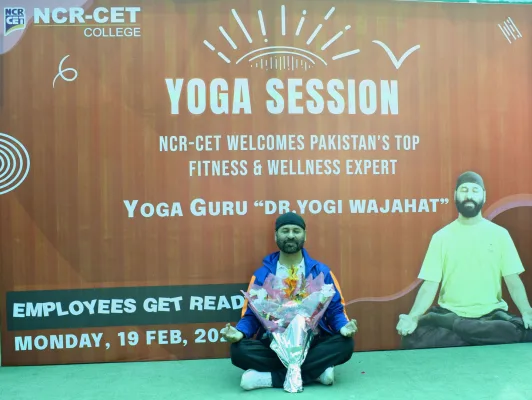 Yoga Session at NCR-CET College