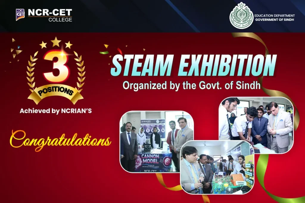 NCR-CET College Shines at STEAM Exhibition 2024