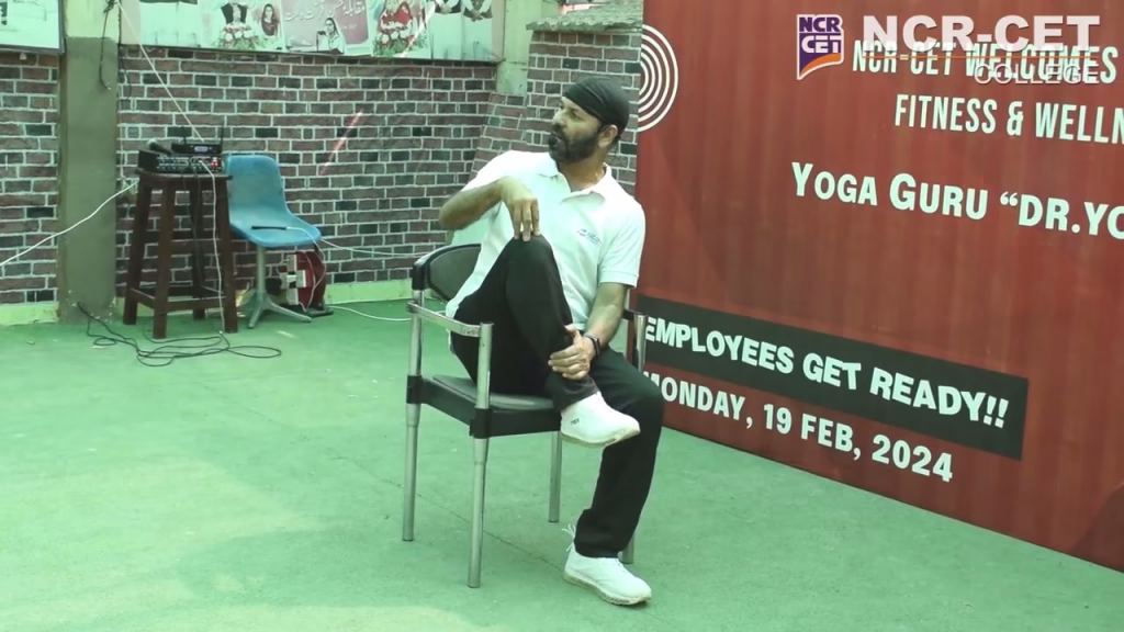 Yoga Session at NCR-CET College