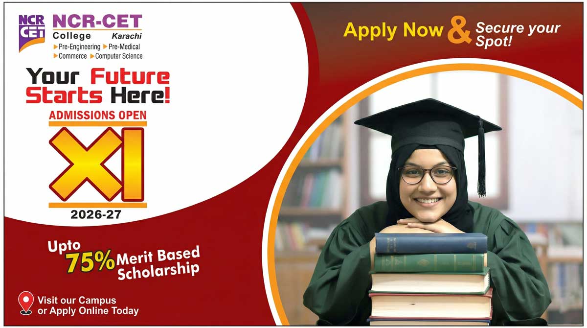 NCR-CET College Admissoins open for XI