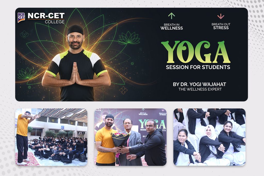 Yoga Session for Students of NCR-CET College