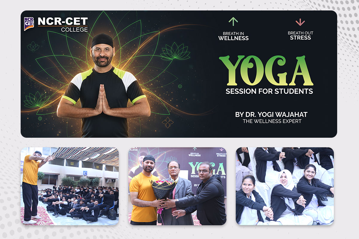 Yoga Session for Students of NCR-CET College