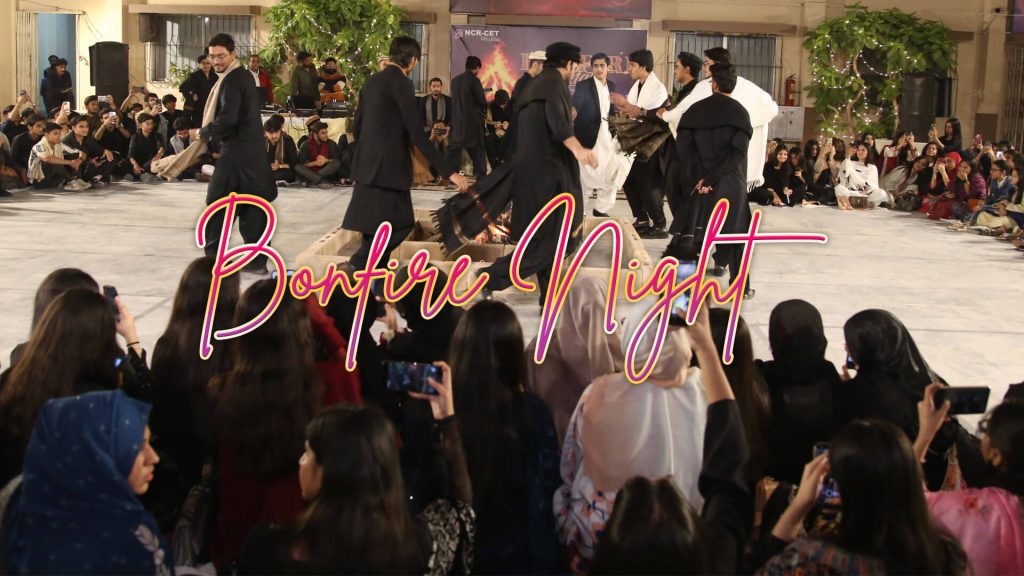 bon fire night at ncr-cet college promo video